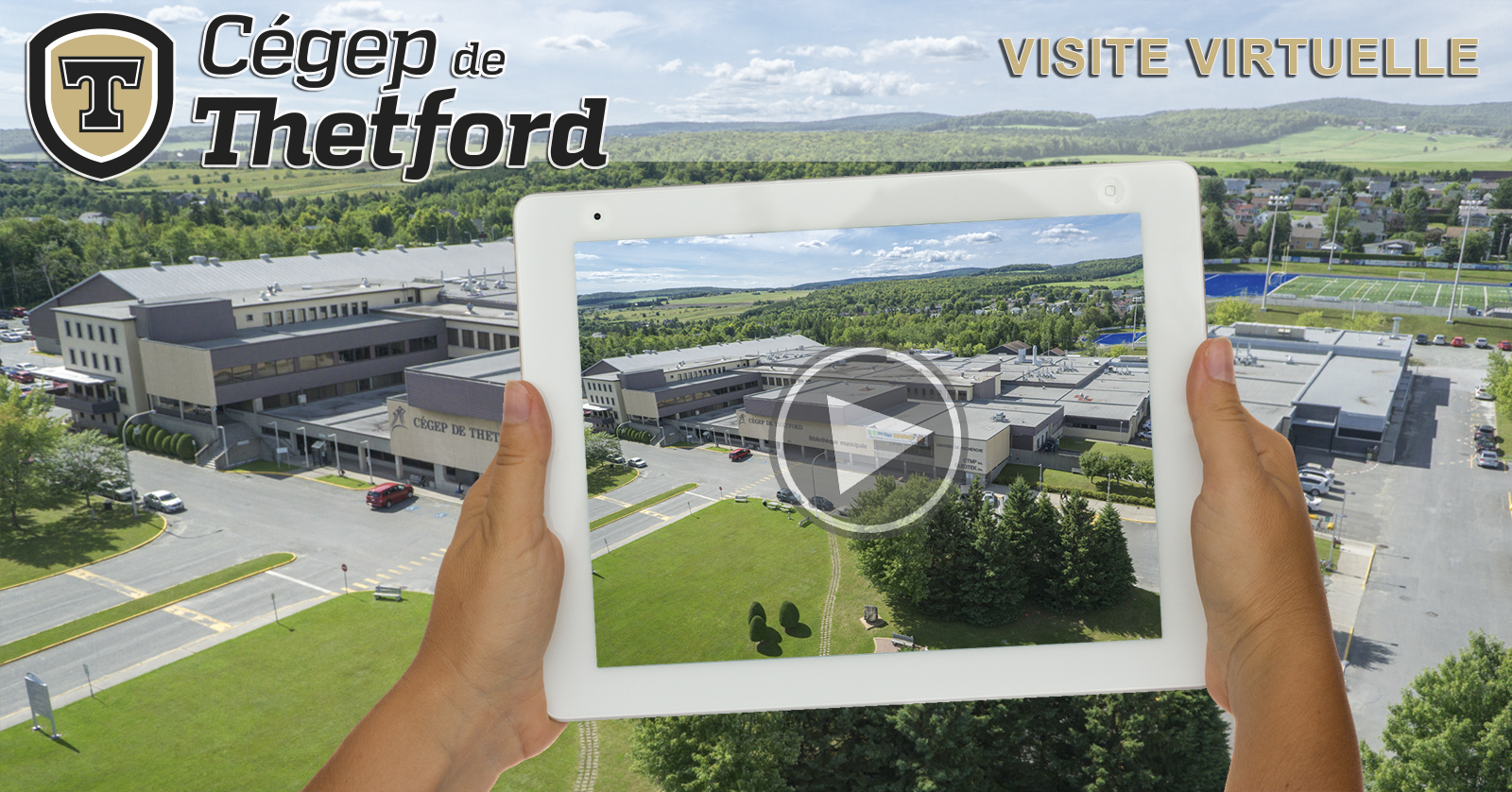 Visite virtuelle 360 degrés du Cégep de Thetford