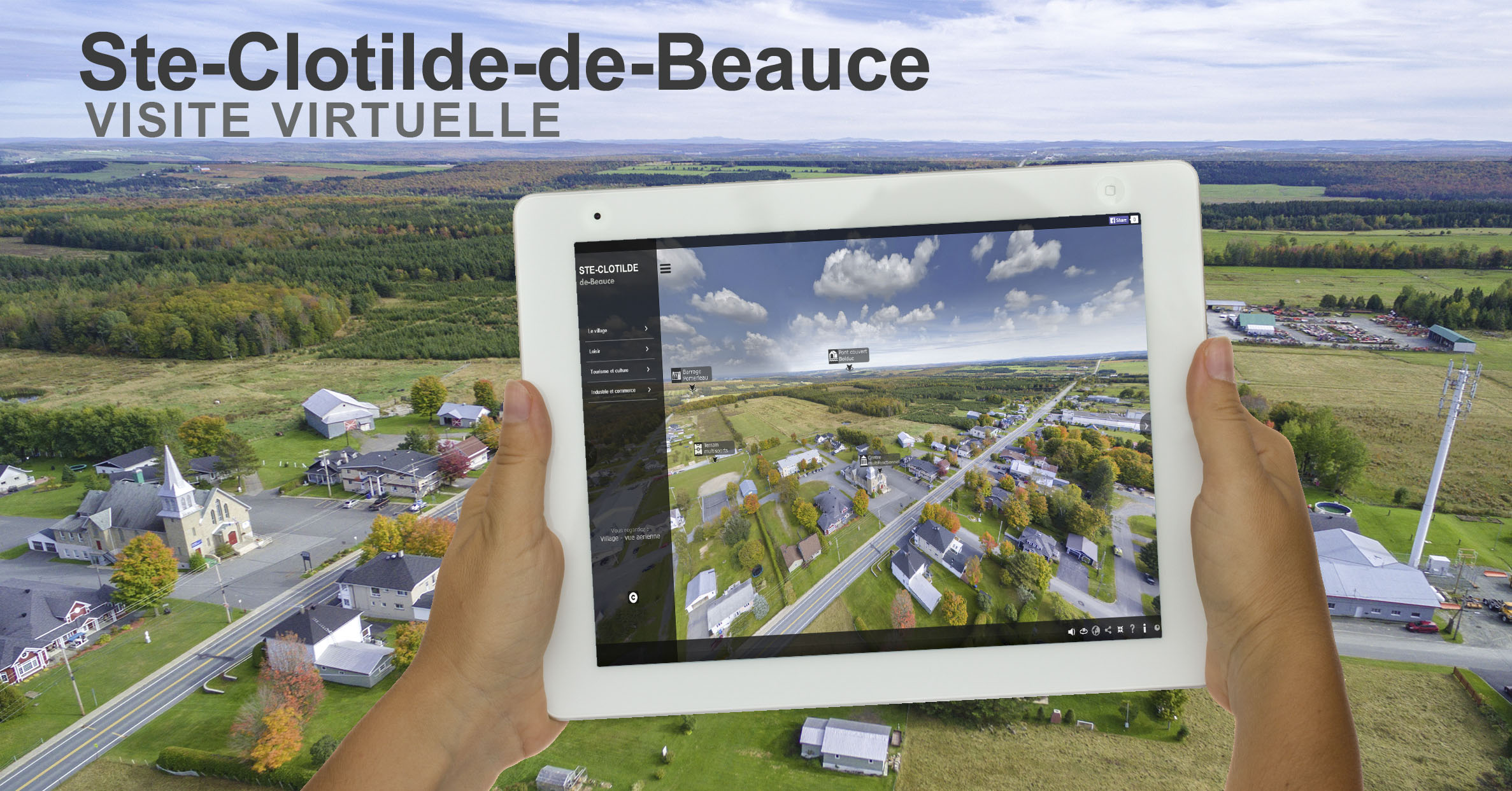 Visite virtuelle 360 degrés Ste-Clotilde-de-Beauce