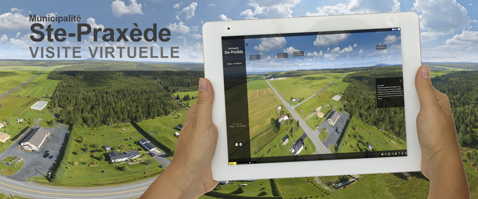 Visite virtuelle 360 degrés Ste-Praxède